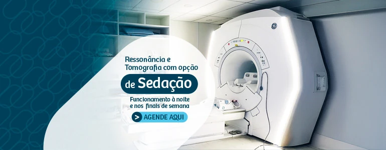 Ressonância e Tomografia com opção de Sedação