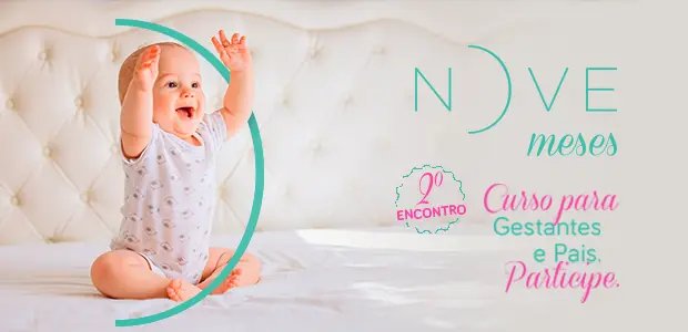 Curso Nove Meses: segundo encontro do curso de gestantes e pais destaca a amamentação