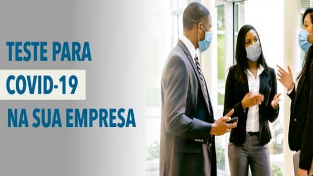 Realizamos Exame para COVID-19 na sua empresa